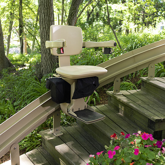 San Diego curved stairlift chairs